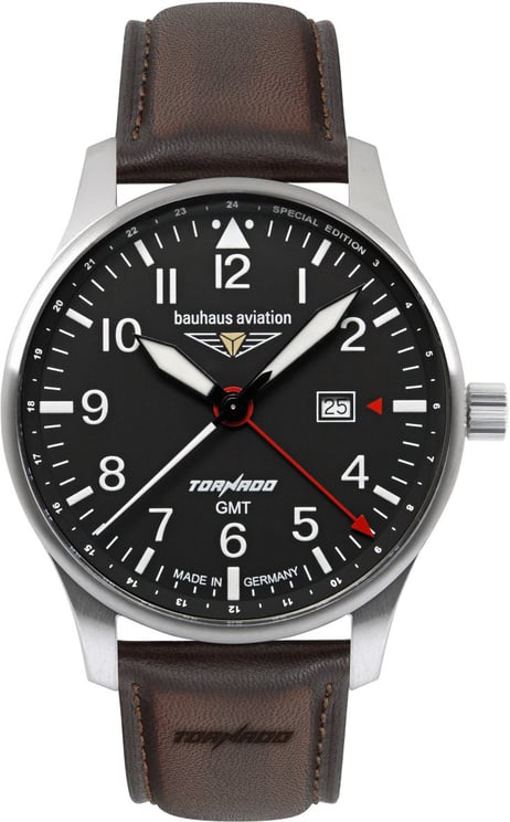 Bauhaus 2744-2 Aviation Tornado horloge 42 mm
