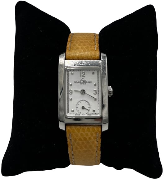Baume & Mercier Baume & Mercier Hampton leather bracelet 2.5 cm wtach case