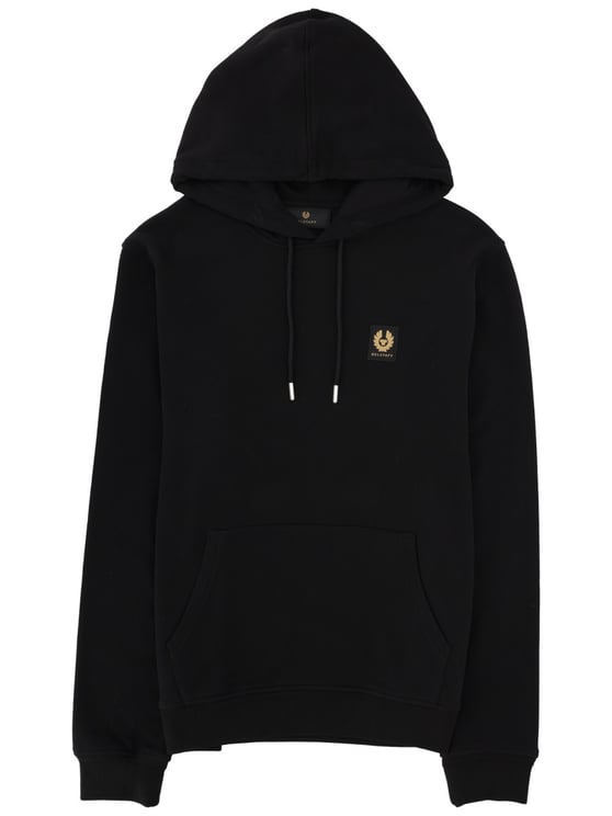 Belstaff Regular Fit Cotton Logo Hoodie