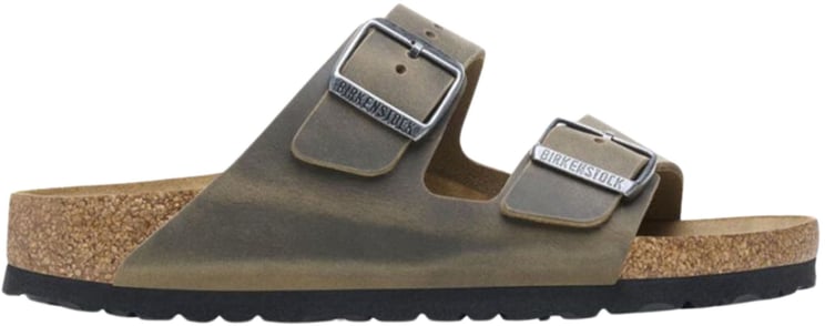 Birkenstock Birkenstock Arizona Narrow Slippers Khaki 1027022