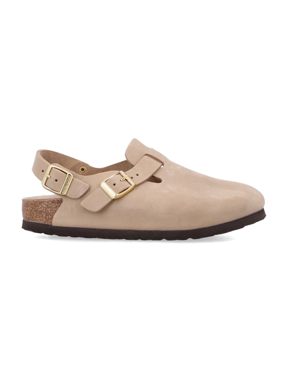 Birkenstock Tokio Nubuck Leather Clog Sandals
