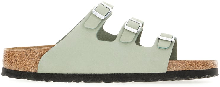 Birkenstock Birkenstock Sage green suede Florida sandals