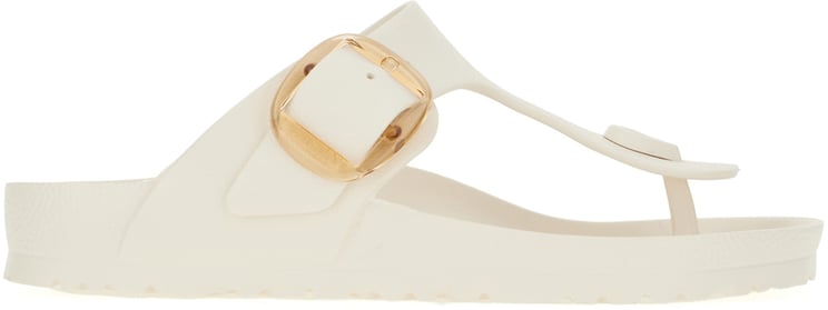 Birkenstock Birkenstock White EVA Gizeh Big Buckle thong sandals