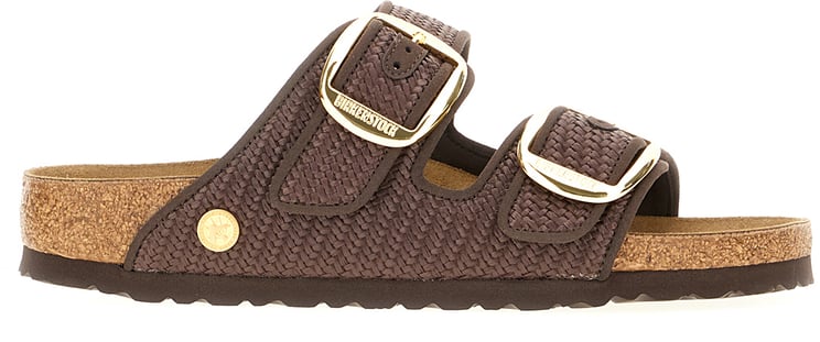 Birkenstock Birkenstock Browne raffia Arizona sandals
