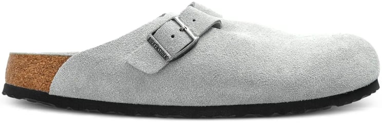 Birkenstock Boston Bs Suede Leather Pure Sage Tonal Fb