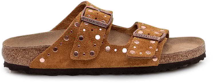 Birkenstock Sandali Arizona con Borchie e Doppia Fascia