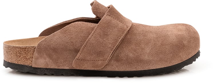 Birkenstock Sabot in Suede con Cinturino