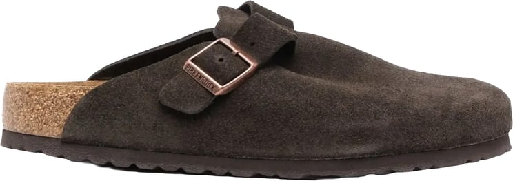 Birkenstock Boston Soft Footbed Suede Leather Unisex Mocha