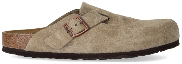 Birkenstock BIRKENSTOCK BOSTON SUEDE TAUPE UNISEX CLOG