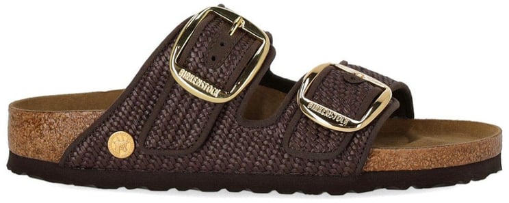 Birkenstock BIRKENSTOCK ARIZONA RAFFIA BIG BUCKLE CARAFE SANDAL