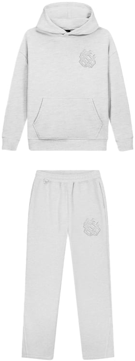 Black Bananas KIDS RIPPED MONOGRAM SWEATSUIT