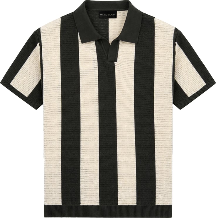 Black Bananas MESH KNIT POLO
