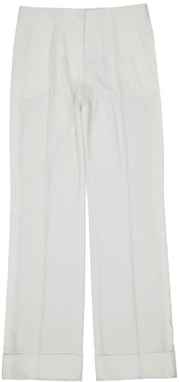 Blanca Vita BLANCA VITA White Polyester Casual Pants