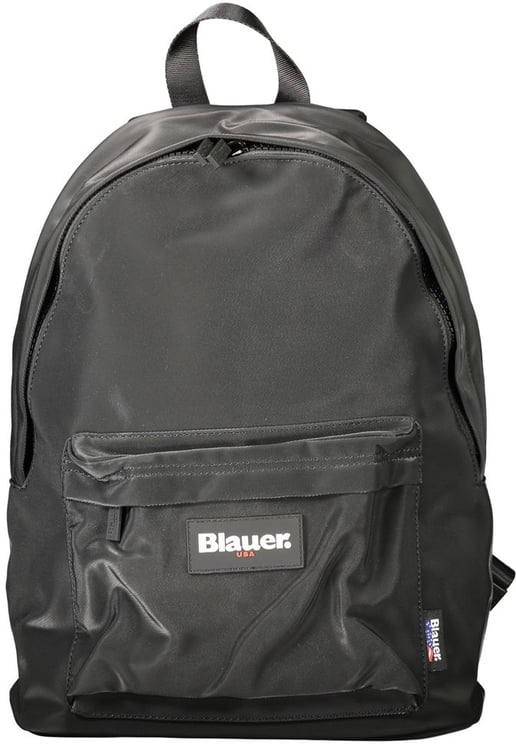 Blauer Blauer Black Polyester Men Backpack