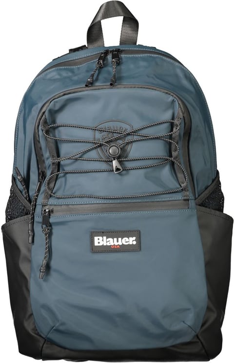 Blauer Blauer Verde Polyester Men Backpack
