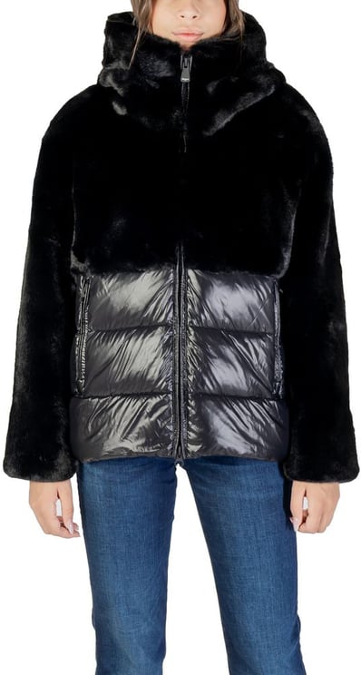 Blauer Blauer Black Polyester Coat