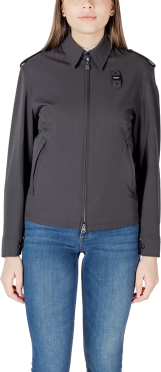 Blauer Blauer Black Polyamide Biker Jacket