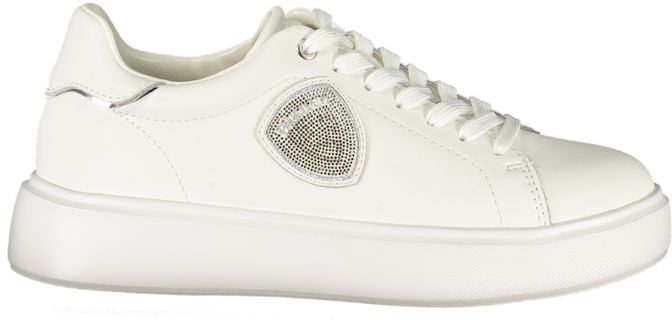 Blauer Blauer Bianco Leather Womens Sneaker