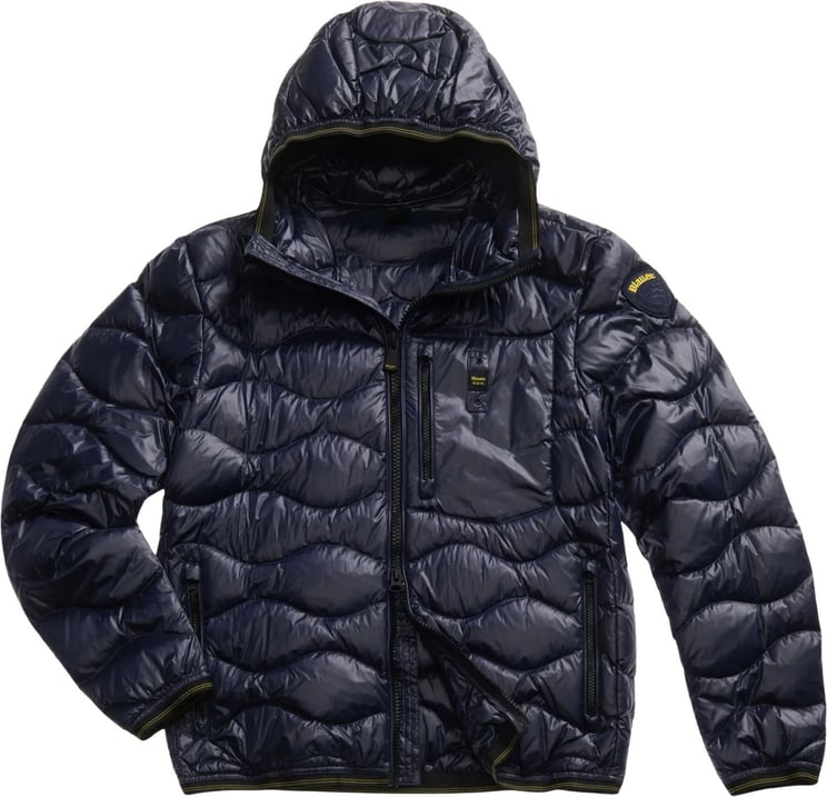 Blauer Wave — Hooded Down Jacket