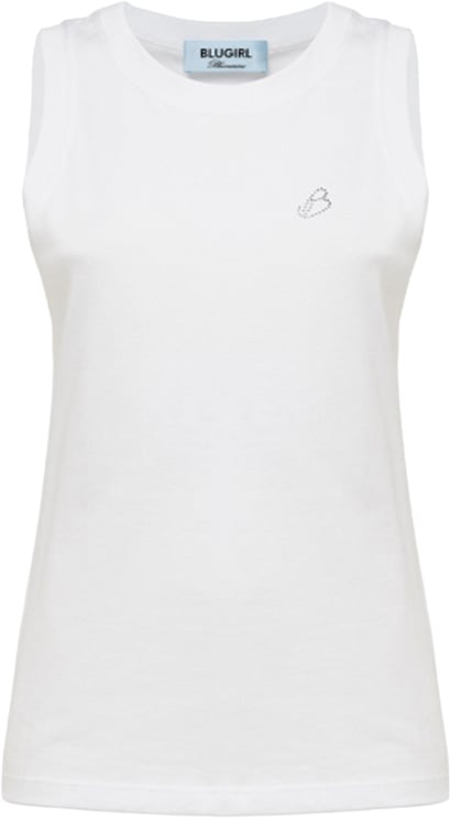 Blugirl Top Bianco Ottico