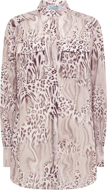 Blugirl Shirts Melted Leopard