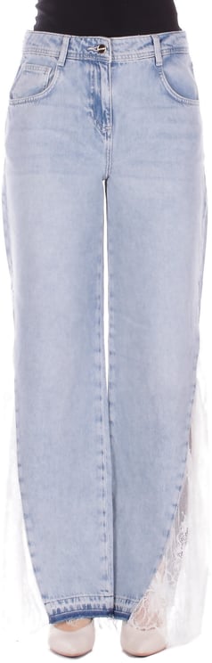 Blugirl Trousers Blu Chiaro