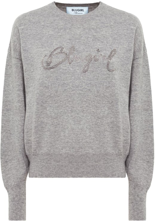 Blugirl Sweaters Gray Light Melange