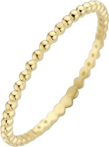 Blush Blush Ring 1195YGO/54 14k Geelgoud Bolletjes Maat 54