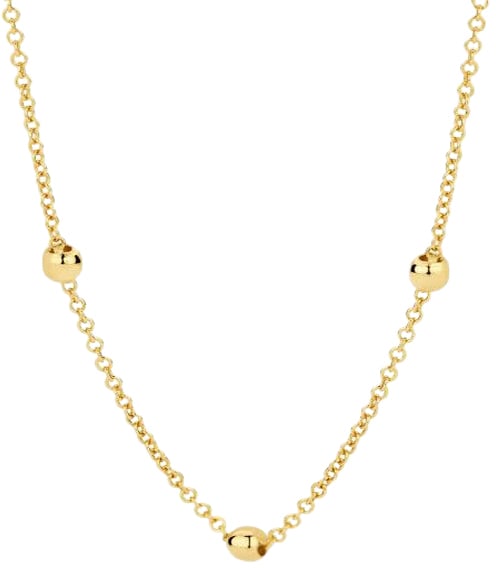 Blush Blush Collier 3145YGO 14k Geelgoud met Bolletjes 42cm