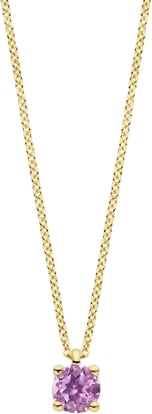 Blush Blush Collier 3200YPA Juni 14k Geelgoud Roze Amatist 42cm
