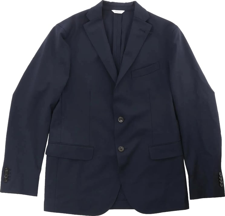 Boglioli Boglioli Wool Casual Blazer in Navy Blue, Size 50 IT