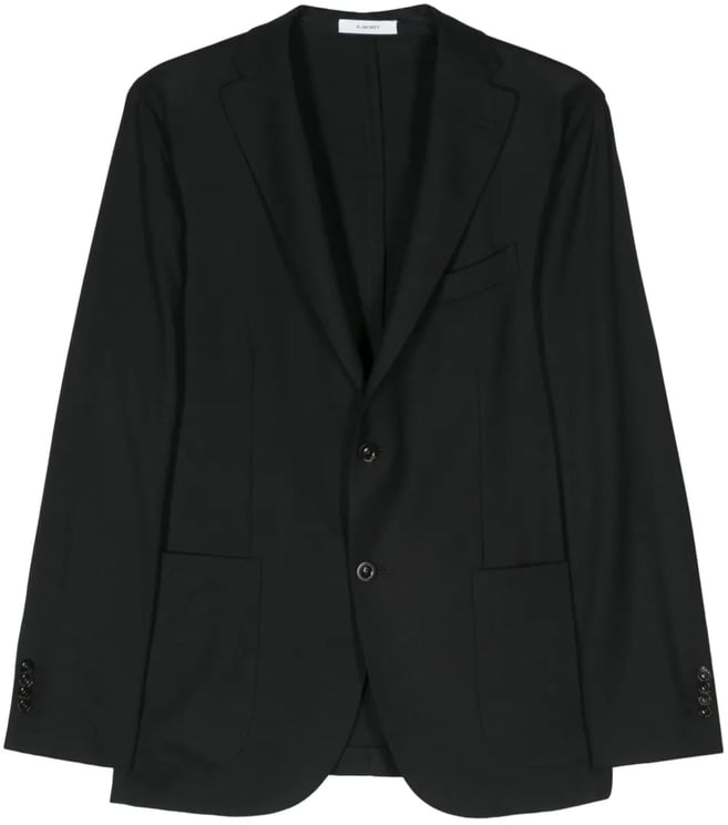 Boglioli Structured Wool Two-Button Blazer