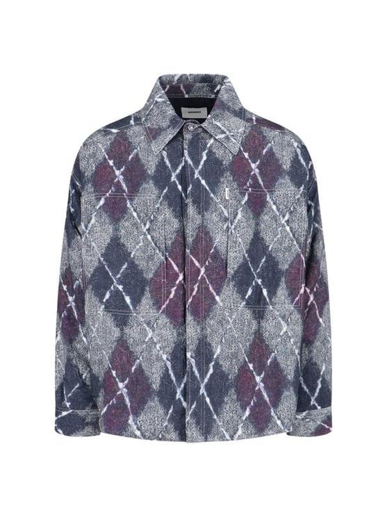 Bonsai Multicolour Patterned Casual Jacket