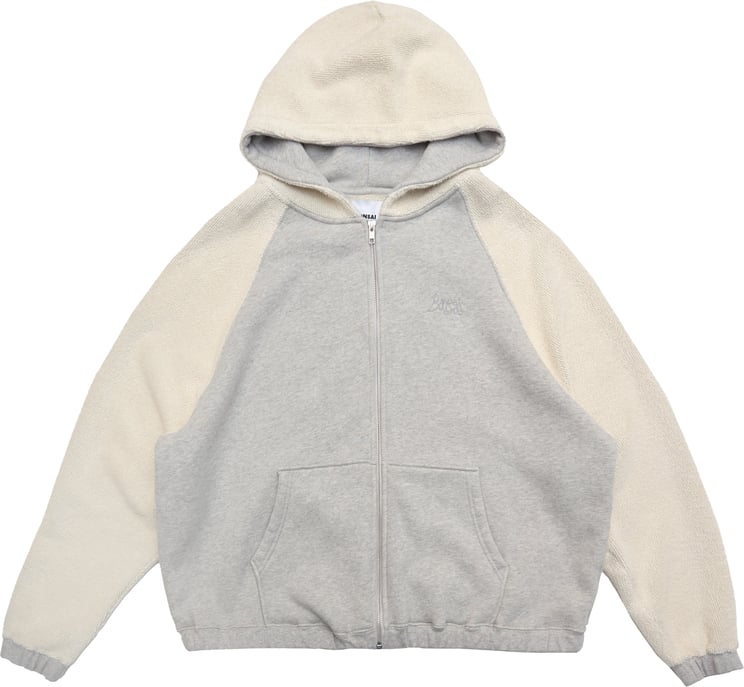 Bonsai Reverse Full Zip Grey Melange