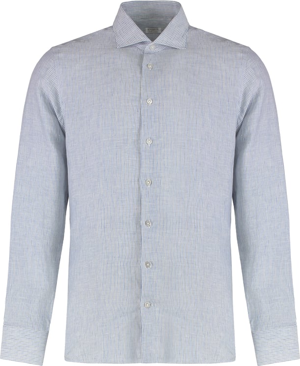 Borriello Napoli Striped linen shirt