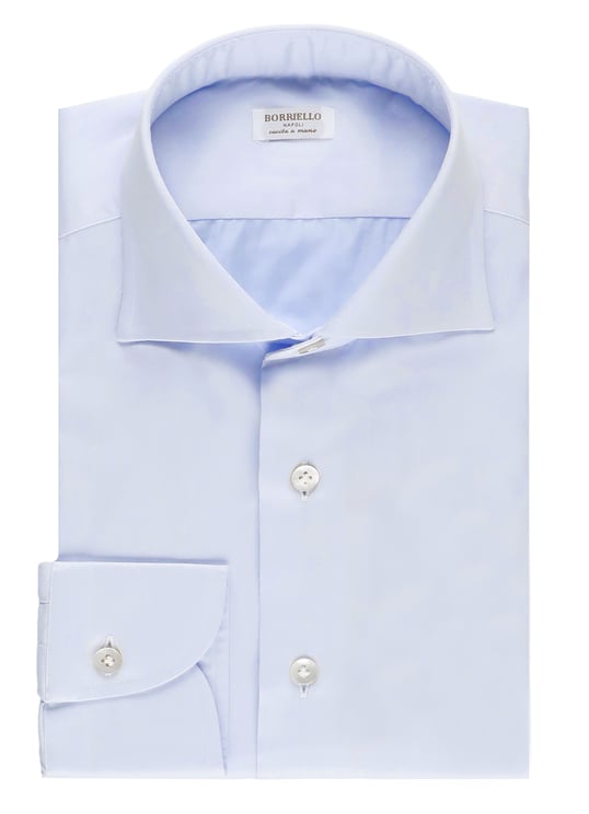 Borriello Napoli Light Blue Classic Collar Shirt