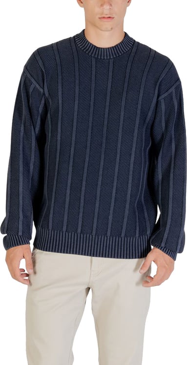 Boss Hugo Boss Blue Cotton Sweatshirt