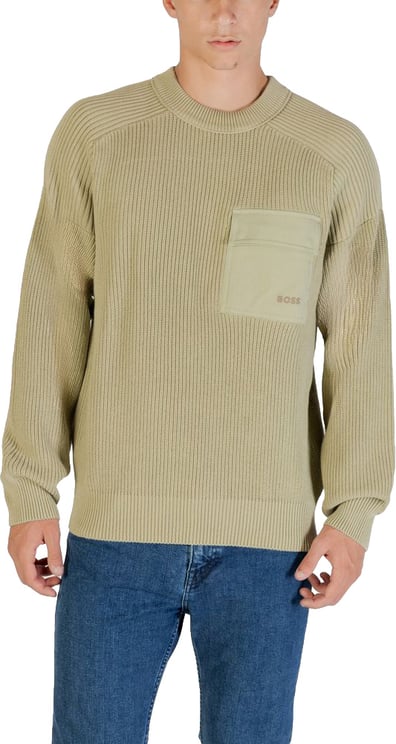 Boss Hugo Boss Green Cotton Sweatshirt