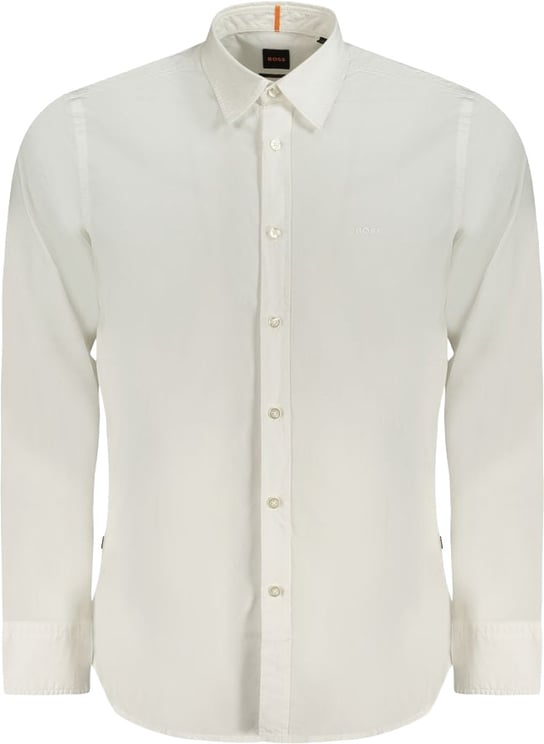 Boss Hugo Boss White Cotton Men Shirt