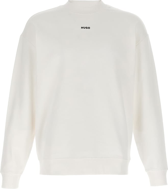 Boss Hugo Boss White Cotton Sweatshirt
