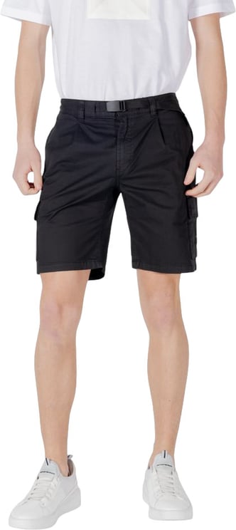 Boss Hugo Boss Black Cotton Bermuda Shorts