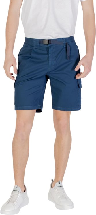 Boss Hugo Boss Blue Cotton Bermuda Shorts