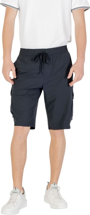 Boss Hugo Boss Blue Polyester Bermuda Shorts