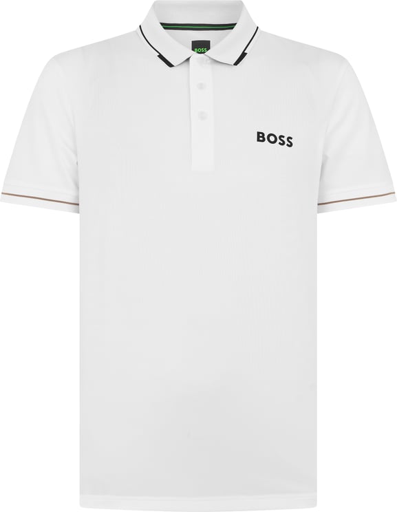 Boss Piqué cotton elasticized polo
