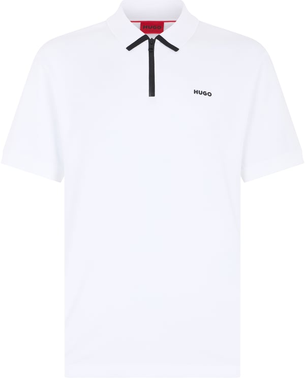 Boss Cotton polo with zipper