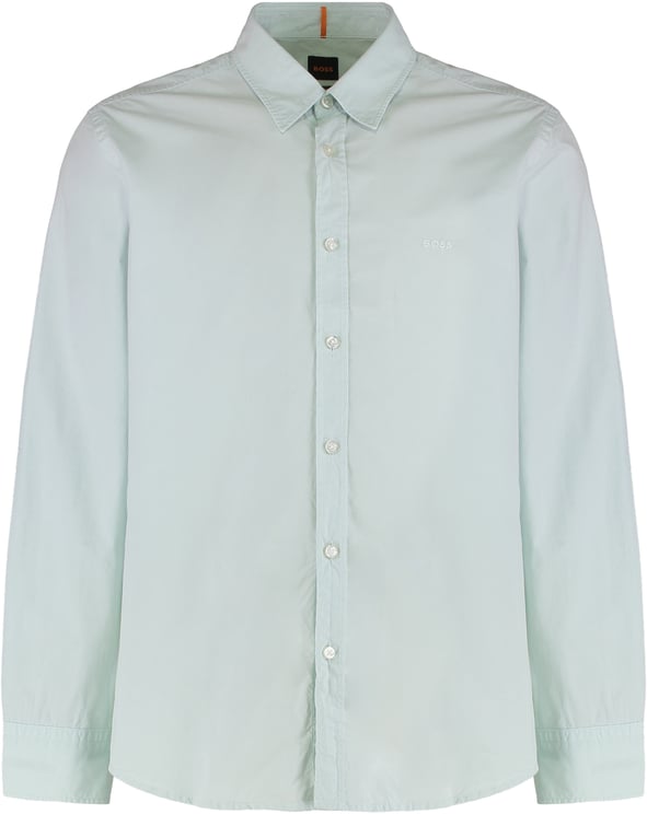 Boss Regular fit shirt in cotton poplin