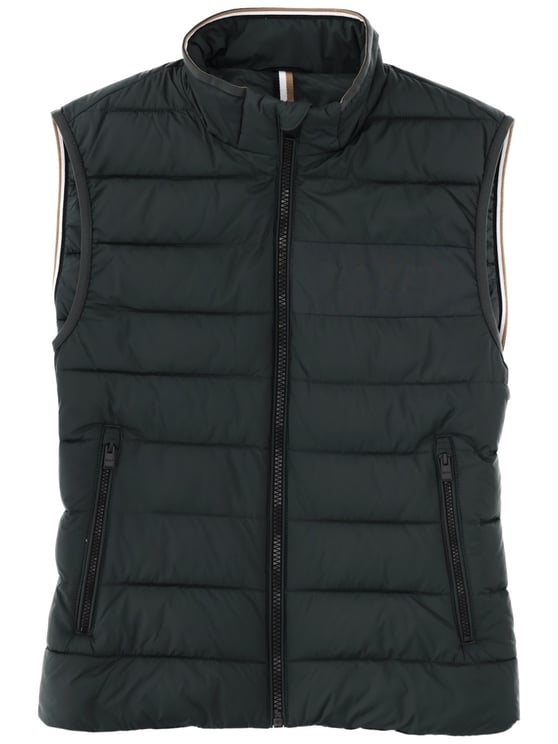Boss Quilted Recycled Polyester Sleeveless Jacket