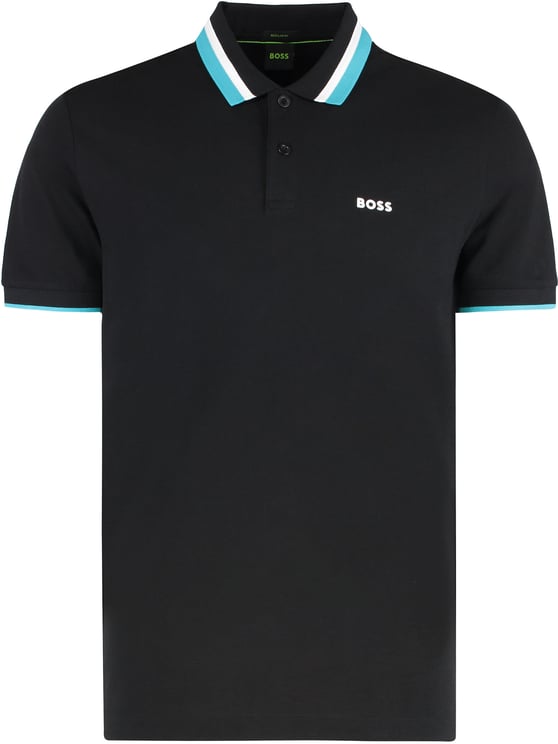 Boss Cotton-piqué polo shirt