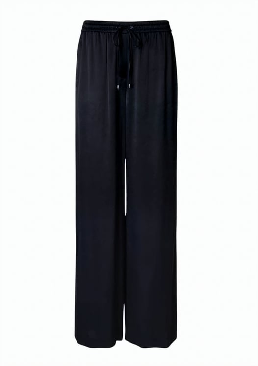 Boss Tavati Satin Drawstring Wide Leg Trousers