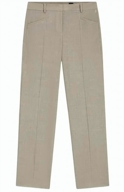 Boss Tilda9 Melange Straight Leg Trousers